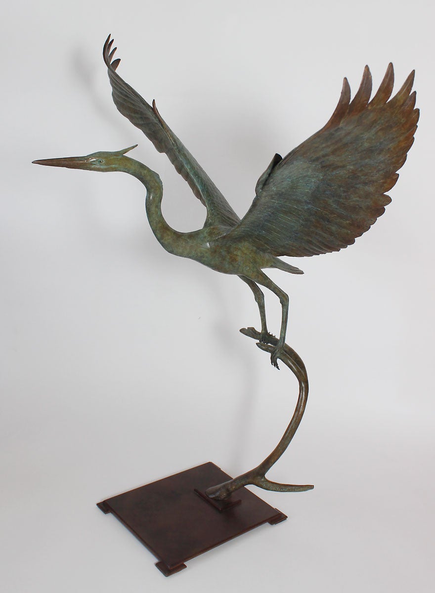 Neil Clifford Figurative Sculpture - Release