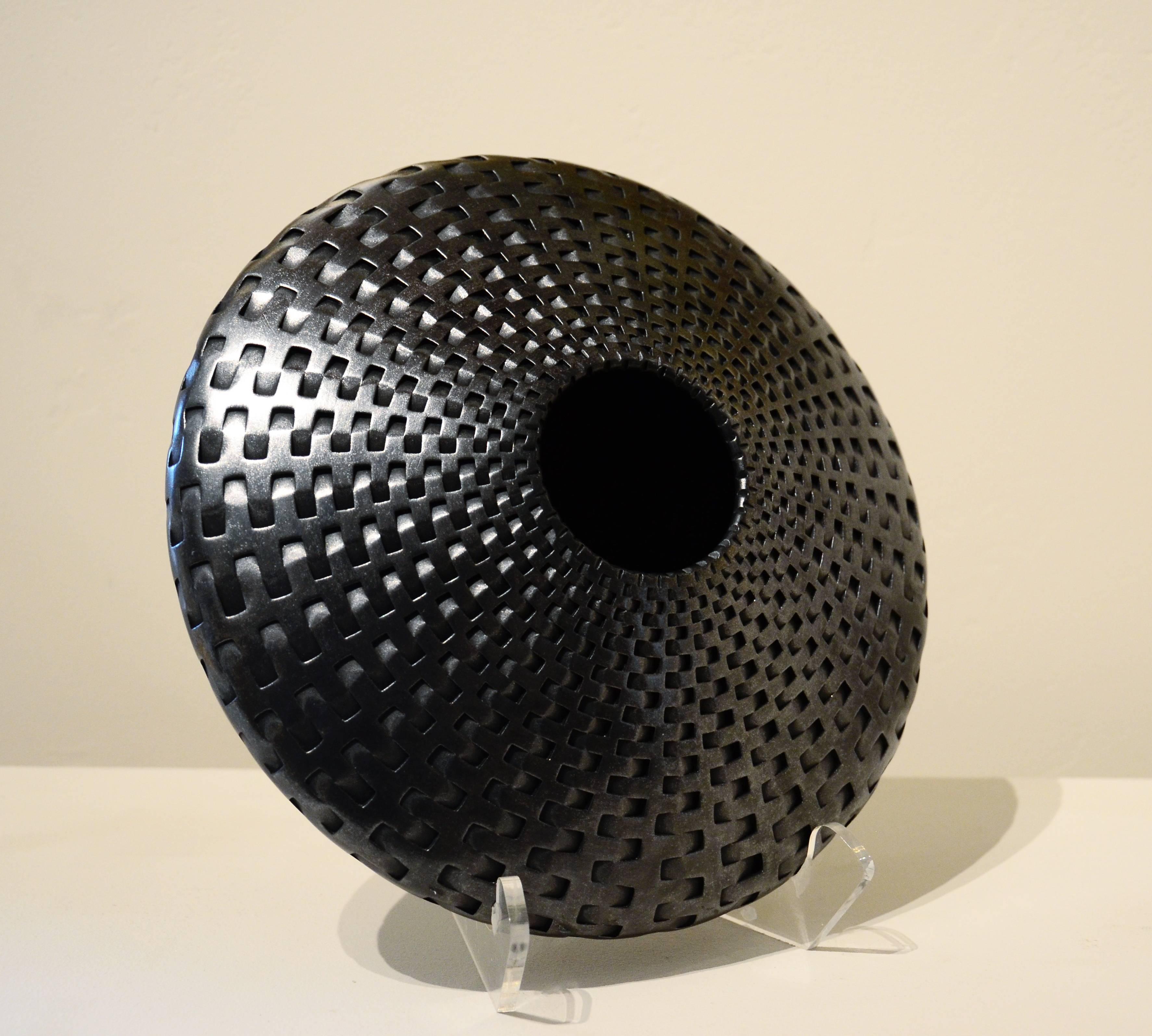 Michael Wisner Abstract Sculpture - Metallic Ratan