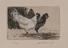 Salt and Pepper 6/72 (chickens, animals, etching, portrait)