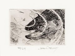 End of the Line 36/64 (fish, fly, water, etching)