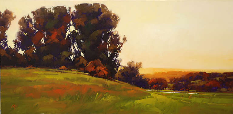 Gregory Stocks Landscape Painting - Warm Fade