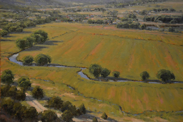 Dan Young Landscape Painting - Above El Jebel