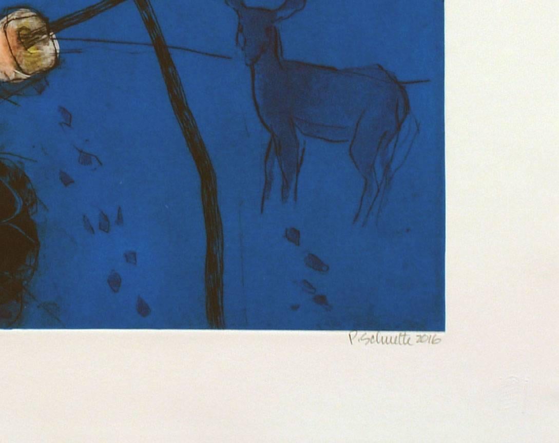 Around the Campfire 4/20 - Print by Paula Schuette Kraemer
