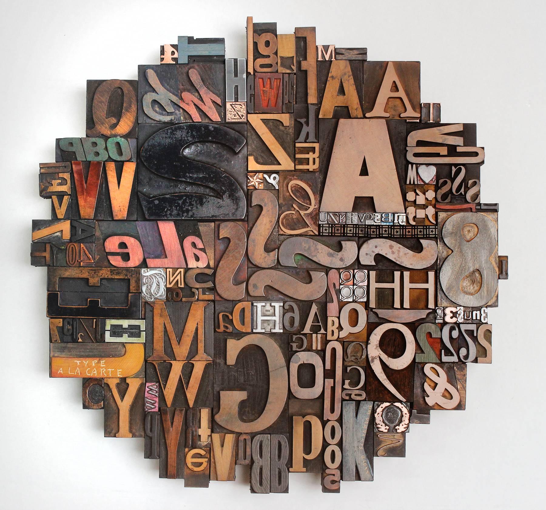 Lloyd Schermer Abstract Sculpture - Type a la Carte