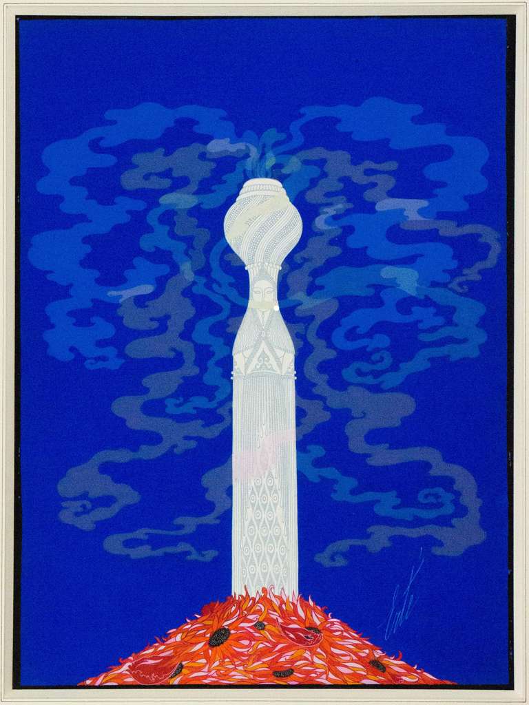 Les Parure de Parfums - Painting by Erté