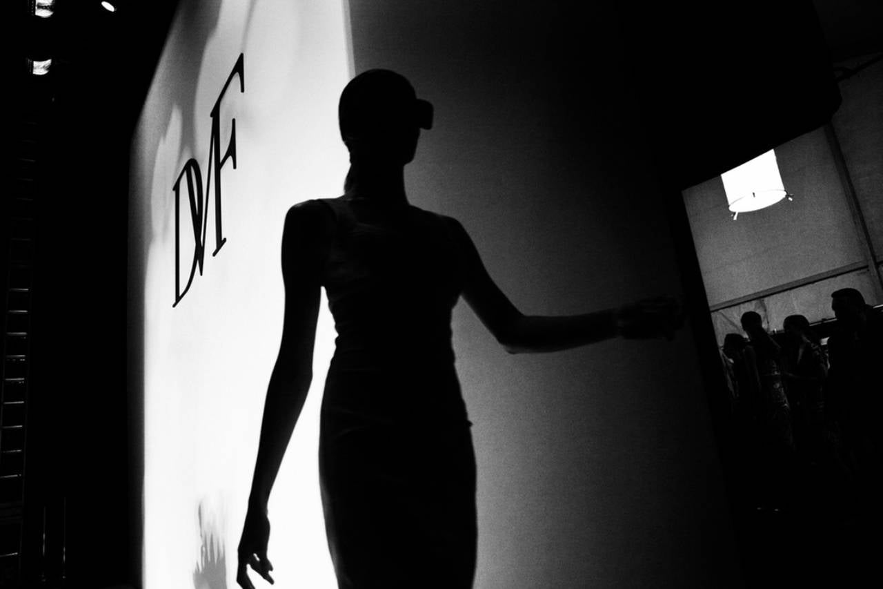 Paolo Pellegrin Black and White Photograph - Diane Von Furstenberg. New York City