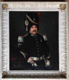 Antique Portrait of a fire brigade officer