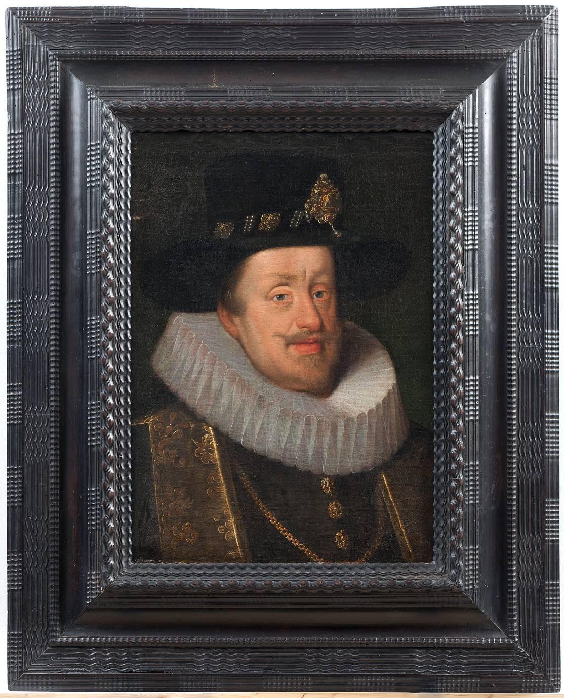 Portrait of Holy Roman Emperor Ferdinand II. - Painting by Unknown