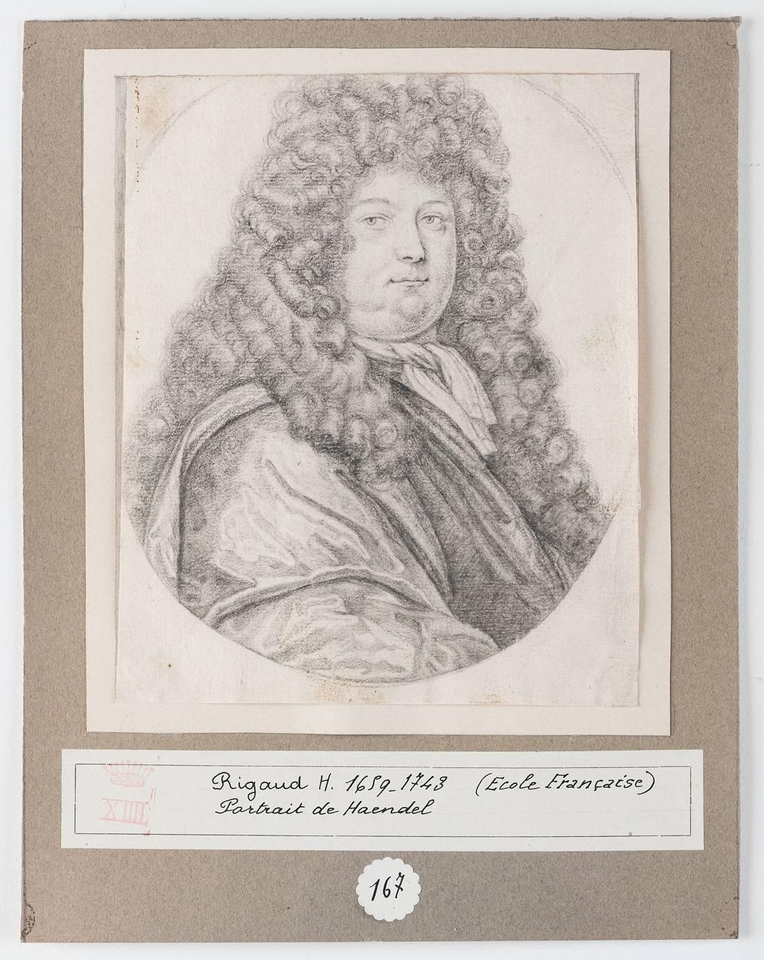 Portrait of a gentleman, said to be George Frideric Händel - Art by Unknown
