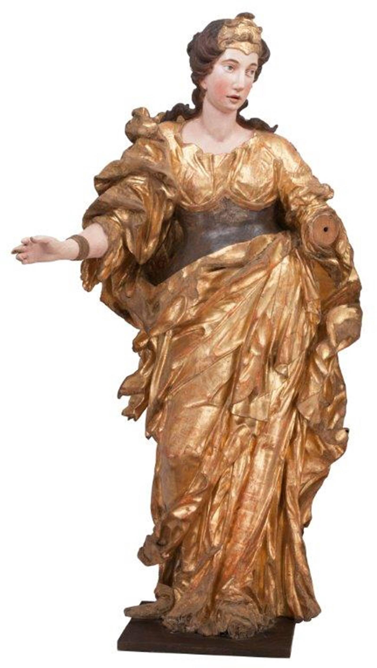 Pair of lifesize Princesses, Italian, Baroque, Sculptures For Sale 2