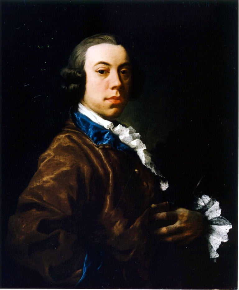Unknown Portrait Painting - Head and shoulders portrait of Sir Thomas Saunders Sebright, 5th Bart.