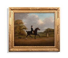 Un caballero a caballo, a 16 millas de Londres