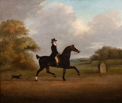 Un caballero a caballo, a 16 millas de Londres