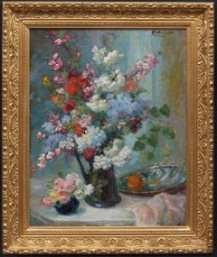 Painting French Impressionist Flowers Still Life