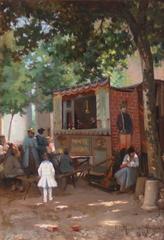 19th Century Painting  Puppet theatre