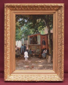 19th Century Painting  Puppet theatre  