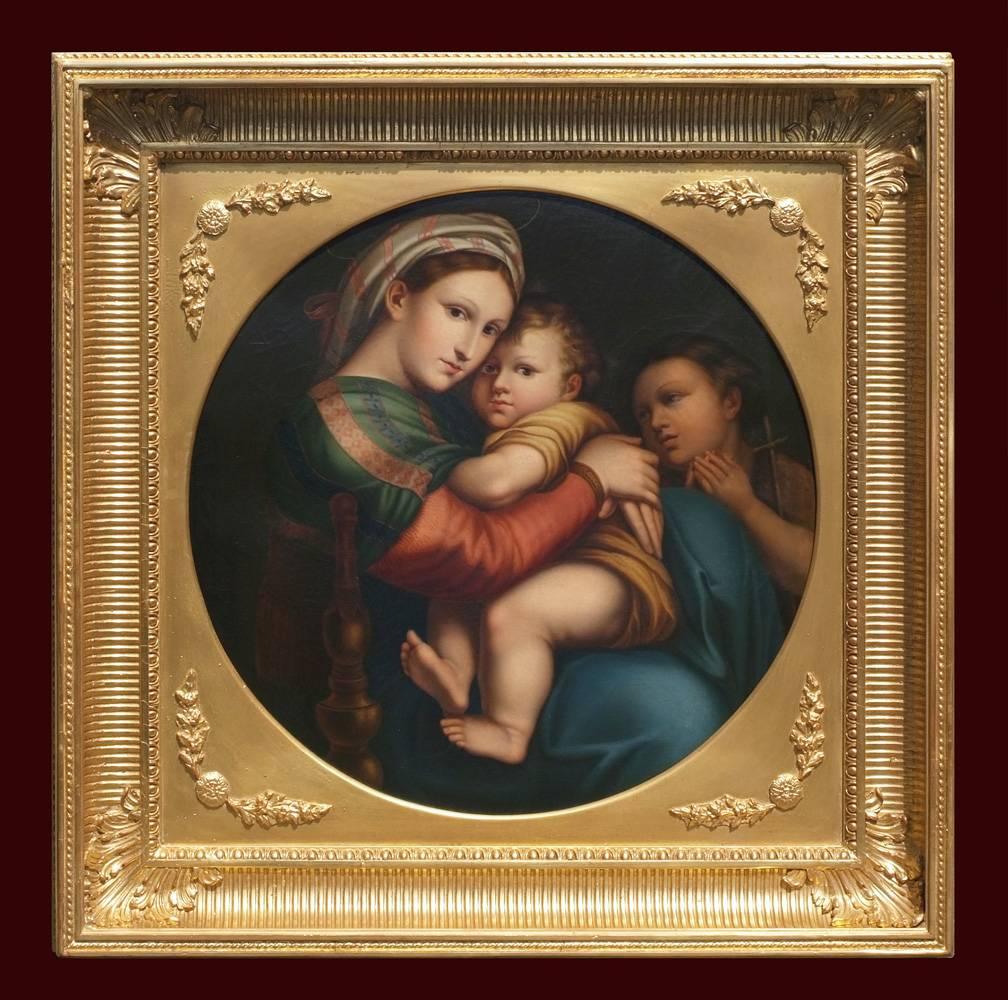 19th century painting from Old Italian Renaissance Master Raphael  