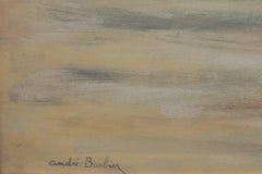 Postimpressionist painting, Bridge over Seine River in Paris