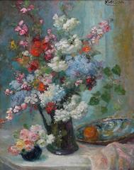 Painting French Impressionist Flowers Still Life