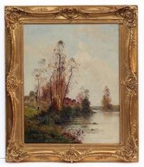 Peinture - Paysage du 19ème siècle - Paysage de campagne français - École de Barbizon