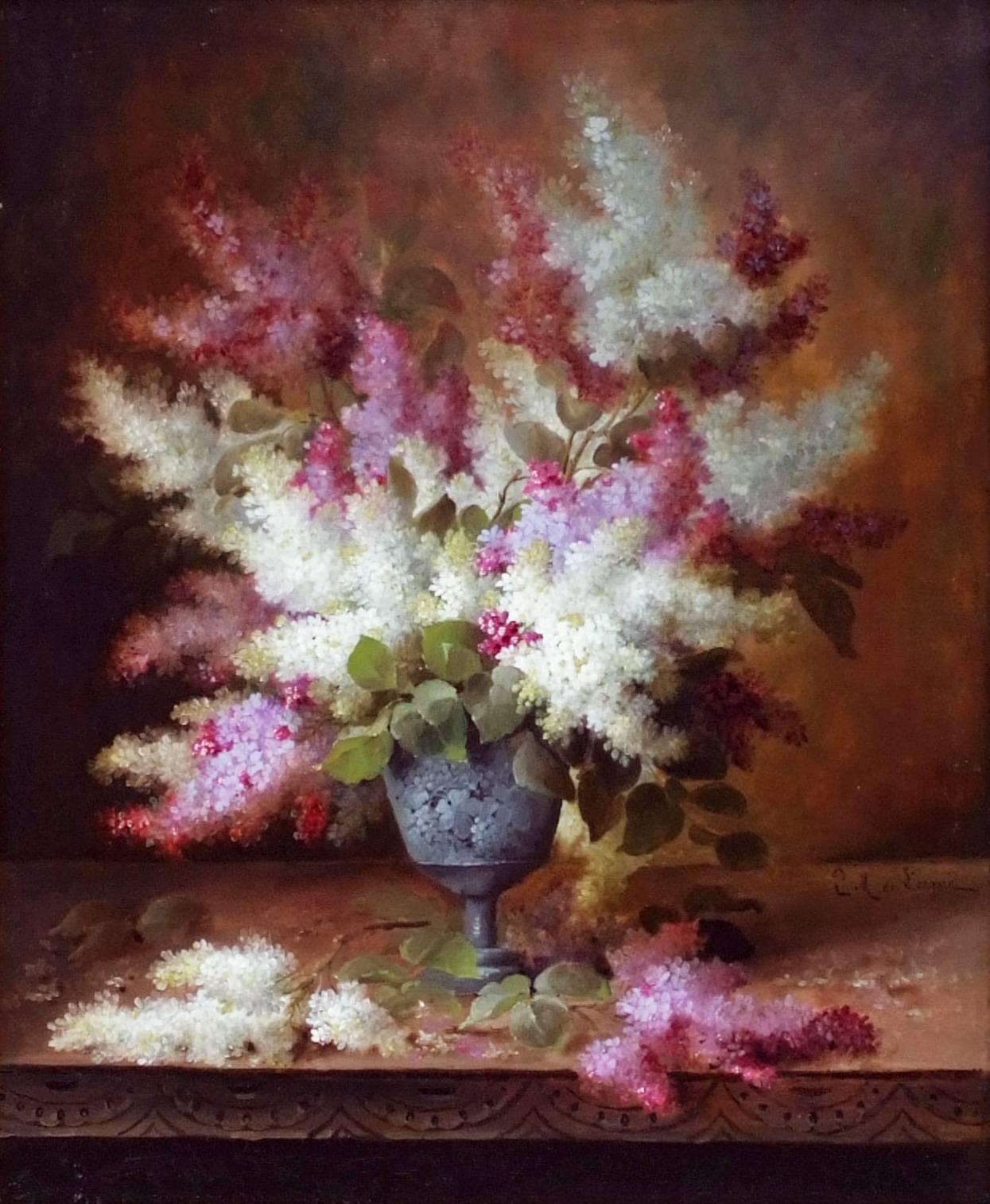 Painting 19th Century Flowers For Sale 3