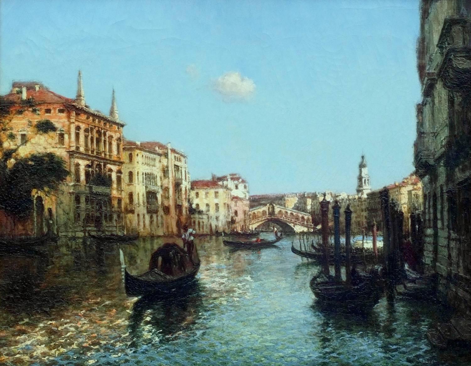 Painting Early 20th Century Venice Marine 3