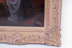 Painting Early 20th Century Genre Scene Interior Portrait Woman