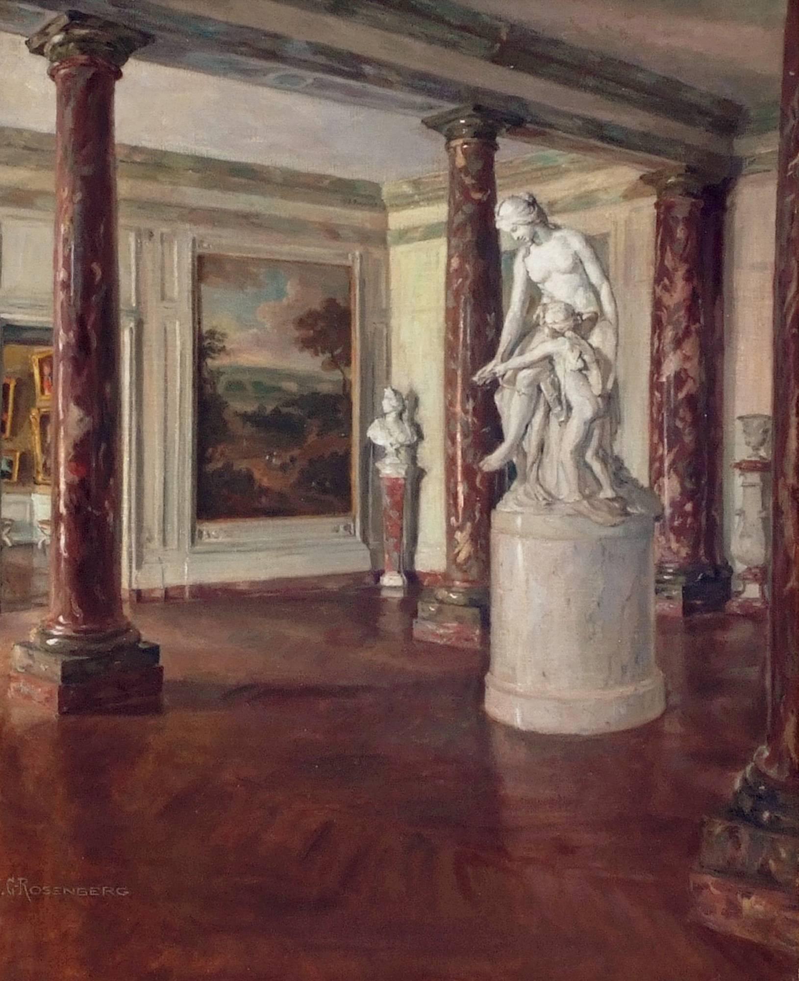 Painting early 20th Century Interior Versailles   1