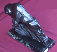 Bronze Sculpture Winged Buffalo Bronze 1921