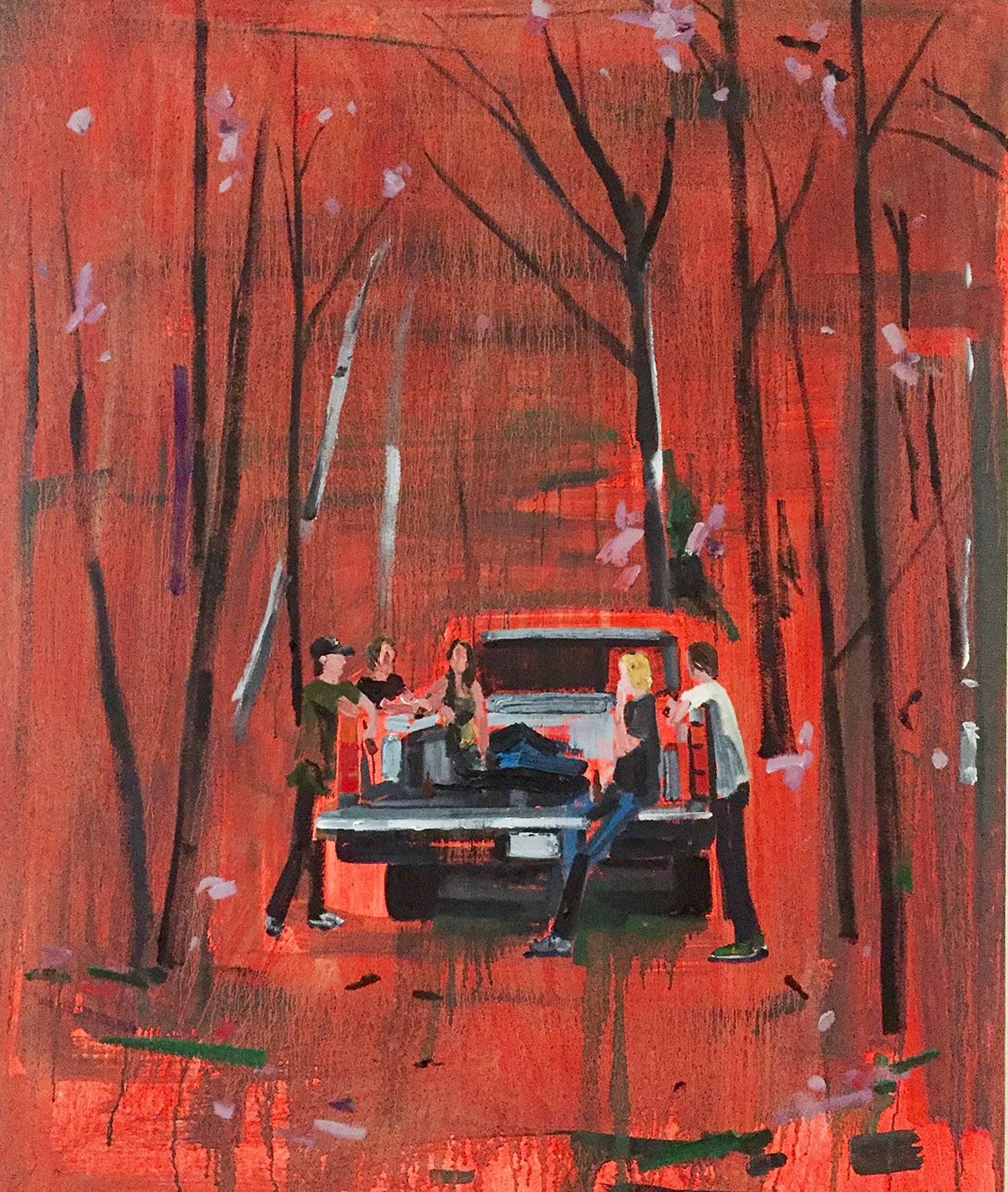 Kim Dorland Landscape Painting - Truck