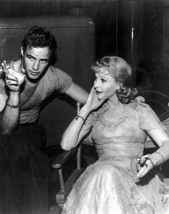 'Marlon Brando & Vivien Leigh Smoking On-Set'