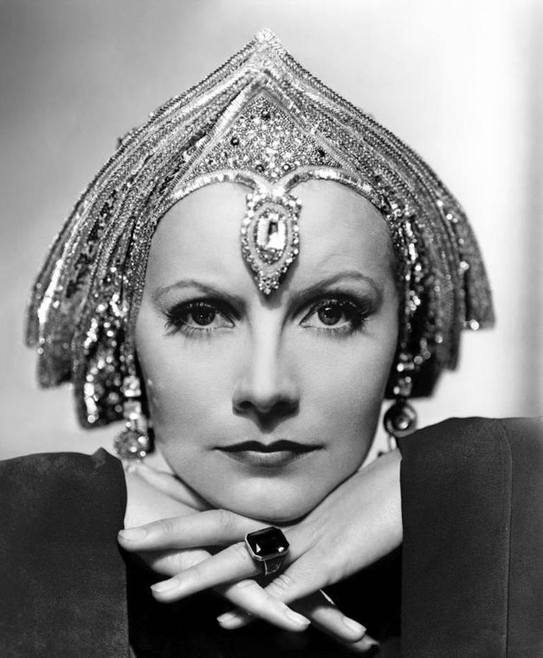 Unknown Portrait Photograph - 'Art Deco Greta Garbo' (Silver Gelatin Print)