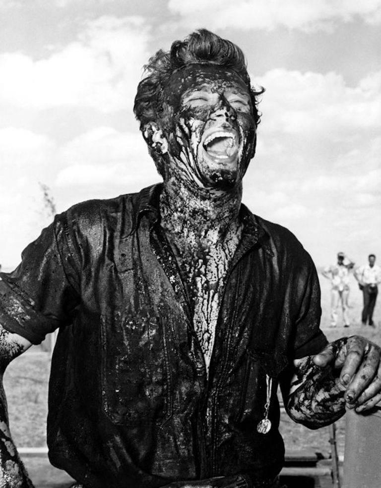 Unknown Black and White Photograph - 'James Dean Giant Star'