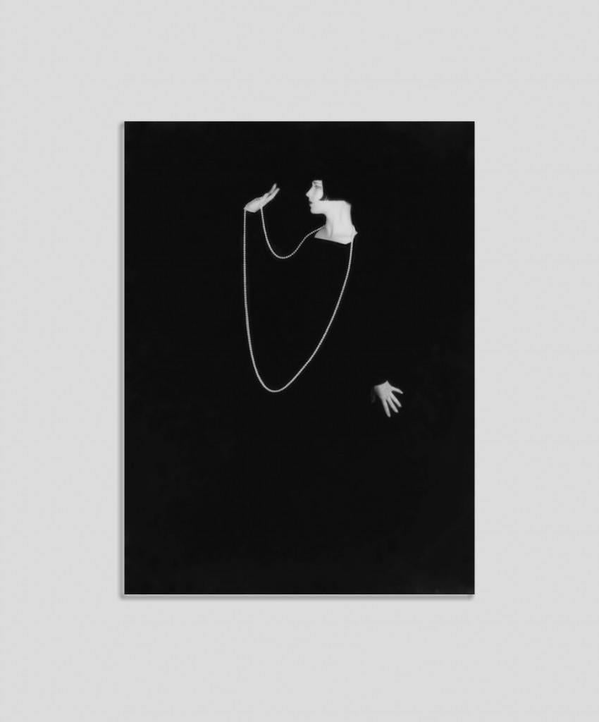 Eugene Robert Richee Black and White Photograph - 'Louise Brooks Pearls' (Chromaluxe Aluminium Print) 