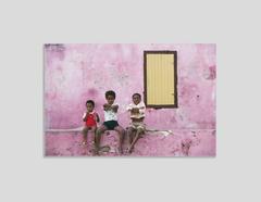 'Curacao Children' (Chromaluxe Aluminium Print)