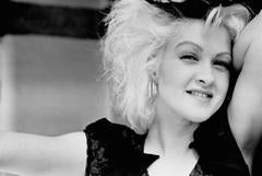 'Cyndi Lauper' (Silver Gelatin Print)