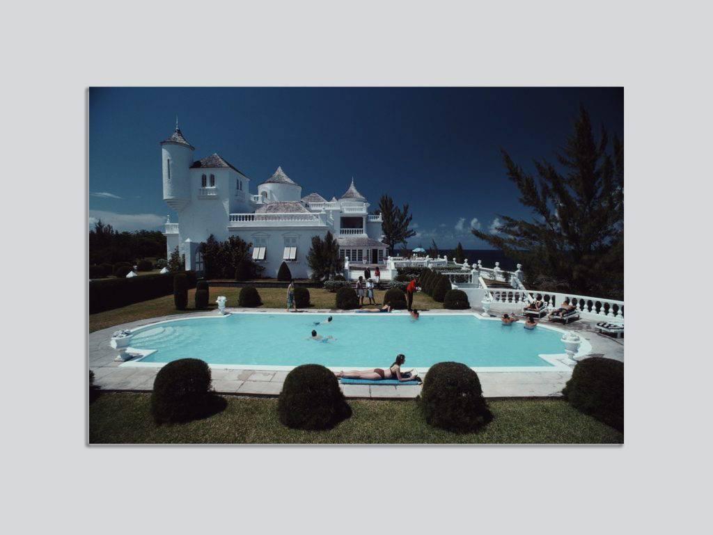 Slim Aarons Color Photograph - 'Earl Levy's Castle' Jamaica (Chromaluxe Aluminium Print)