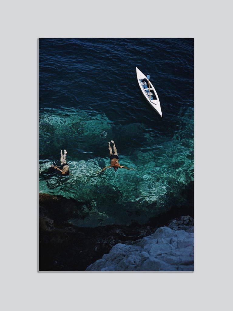 Slim Aarons Figurative Photograph - 'Capri Holiday' (Chromaluxe Aluminium Print)