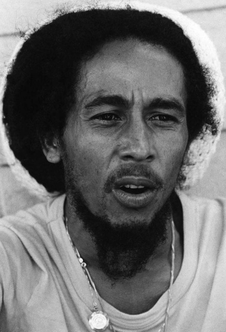 Unknown Portrait Photograph - 'Bob Marley'  (Silver Gelatin Print)