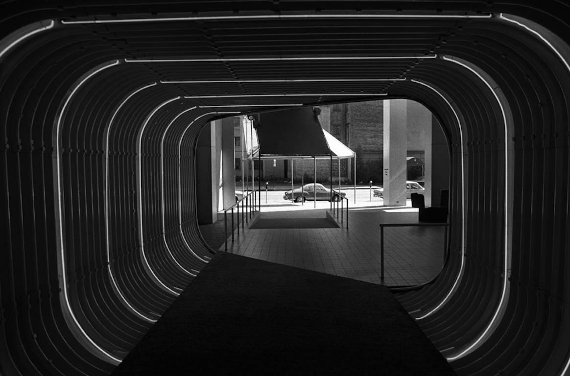 Waring Abbott Black and White Photograph - 'Lobby At 127 John Street New York'  (Silver Gelatin Print)