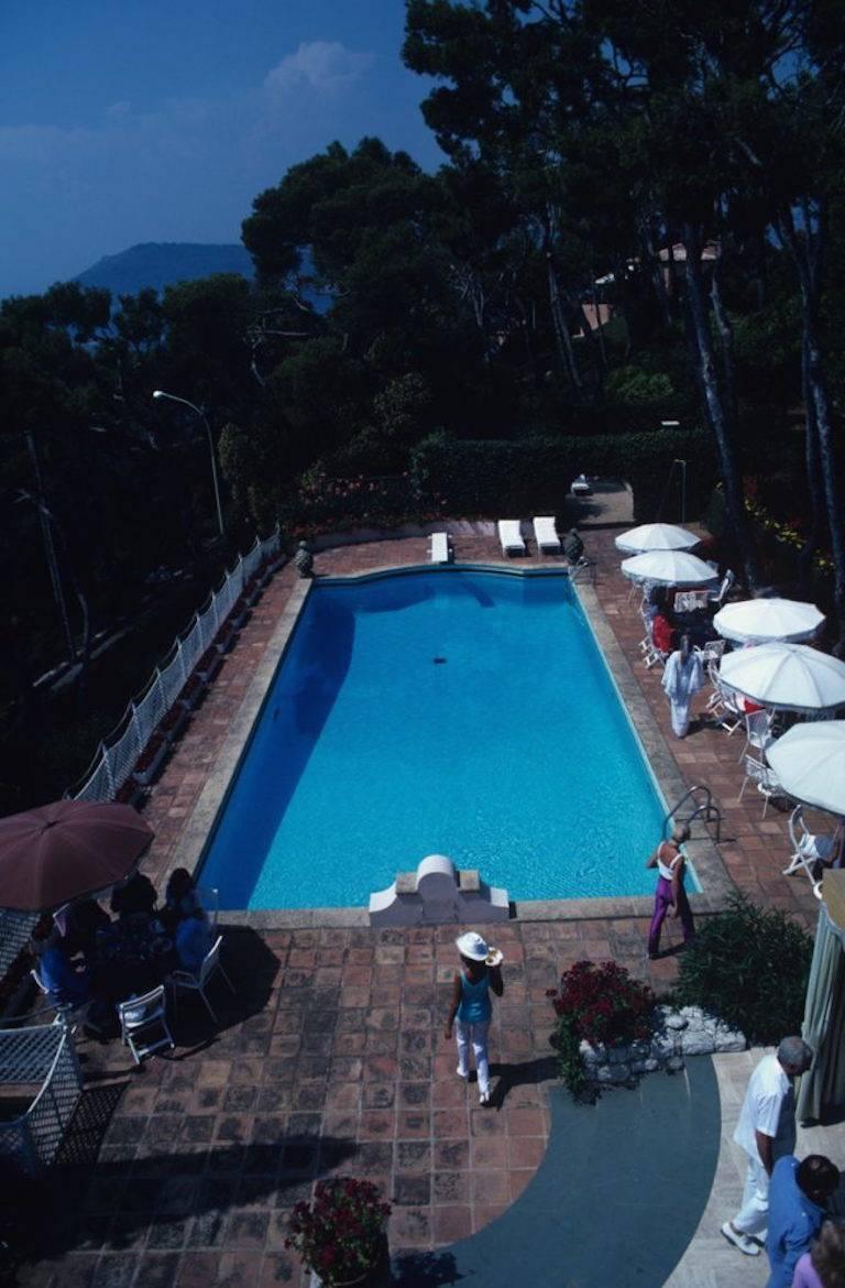 Slim Aarons Color Photograph - 'Monaco Villa' 1981  (Archival Pigment Print)