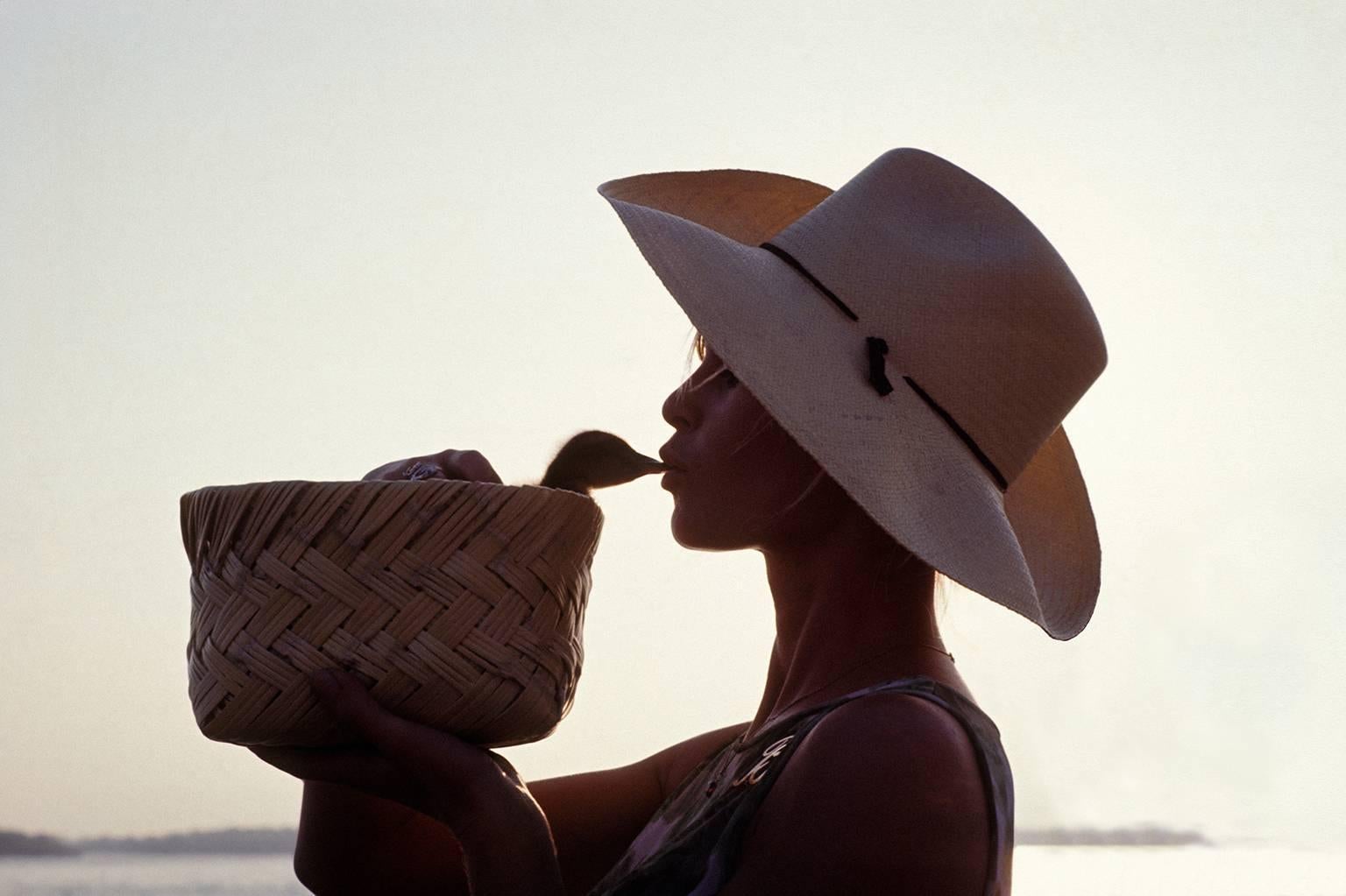 Ghislain Dussart Figurative Photograph - 'Bardot Kiss' Brigitte Bardot, Mexico