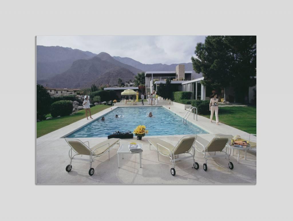 Slim Aarons 'Kaufmann Desert House' (Chromaluxe Aluminium Print) For