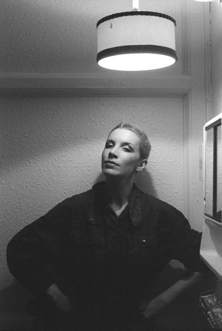 Peter Noble Black and White Photograph - 'Annie Lennox Of Eurythmics' (Silver Gelatin Print)