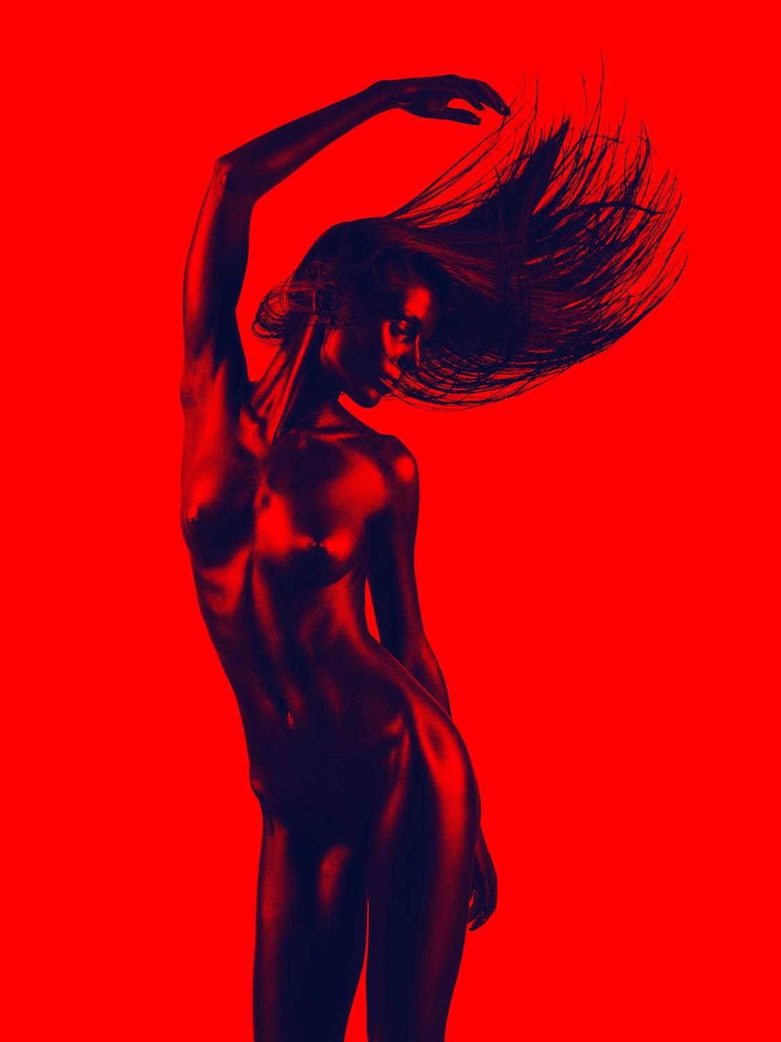 Brasov Nude Photograph - 'Red Nude' Open Edition C Type 