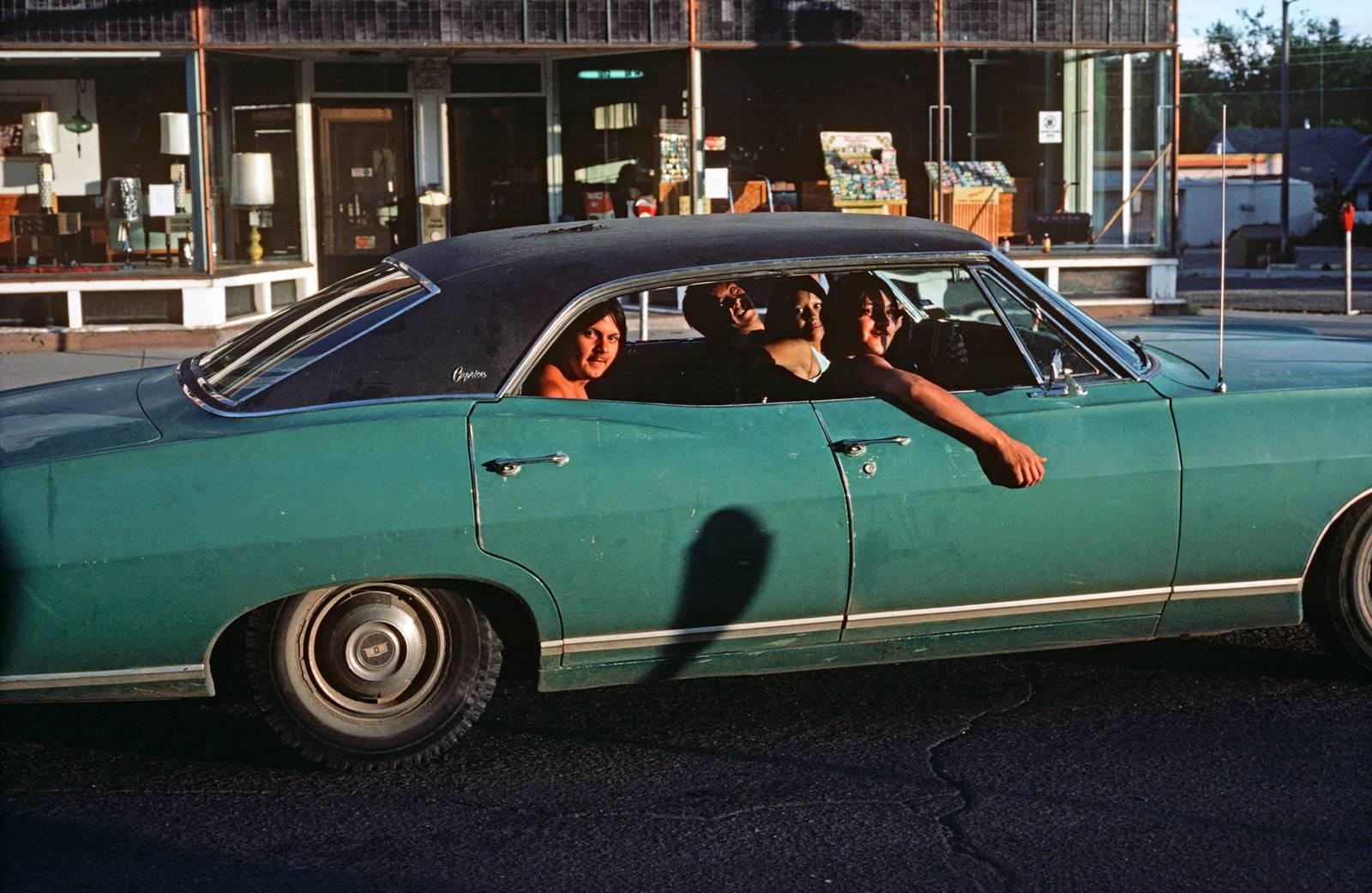 Alain Le Garsmeur Color Photograph – Downtown In New Mexico