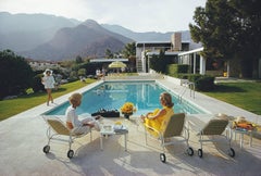 'Poolside Gossip' (Slim Aarons SUPERSIZE C type Print)