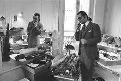 Karl Lagerfeld" (Gelatina de plata)