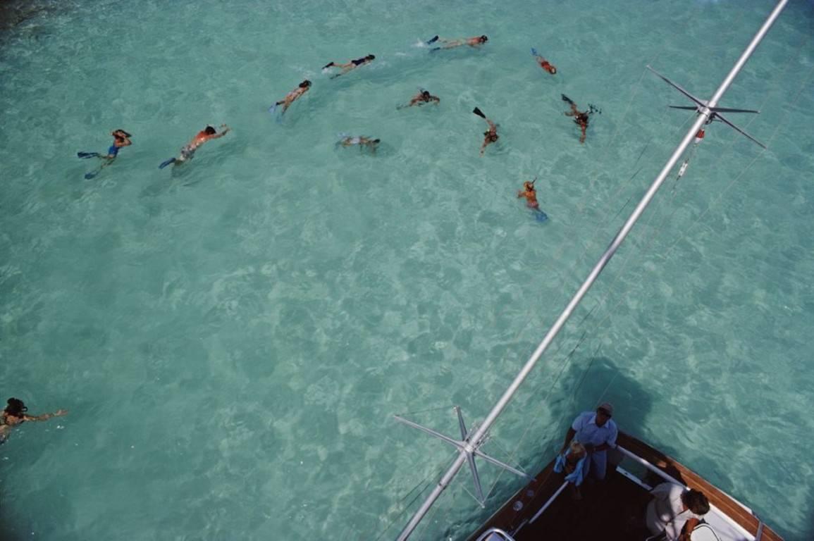Slim Aarons Landscape Photograph - 'Swimming In Bermuda' SLIM AARONS ESTATE EDITION