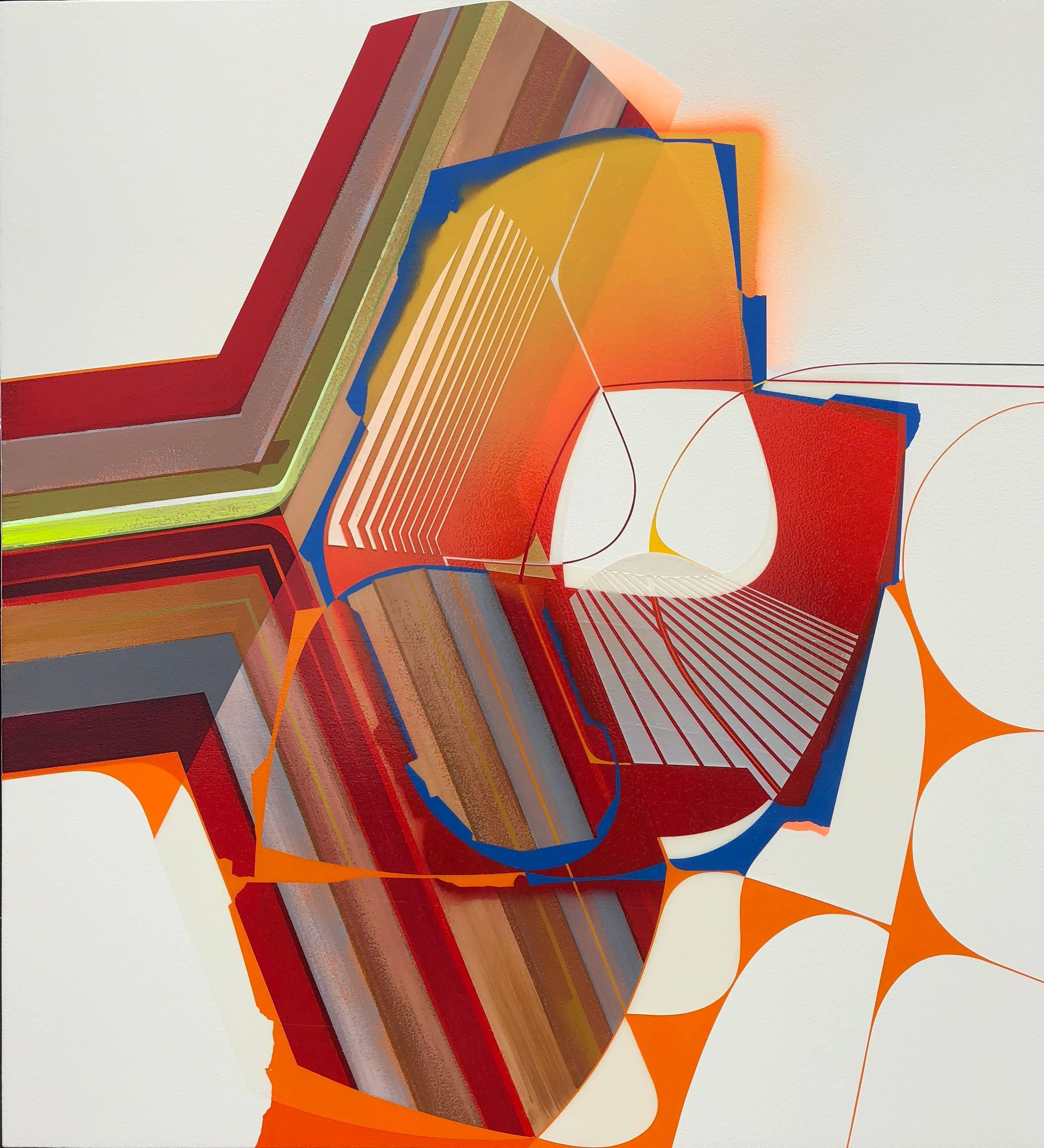Alex Couwenberg Abstract Painting - Interrupter 